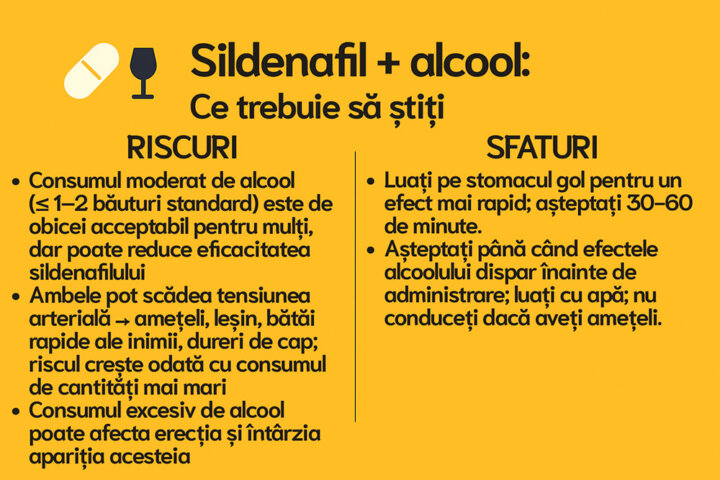 sildenafil si alcool